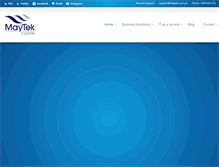 Tablet Screenshot of maytek.com.au